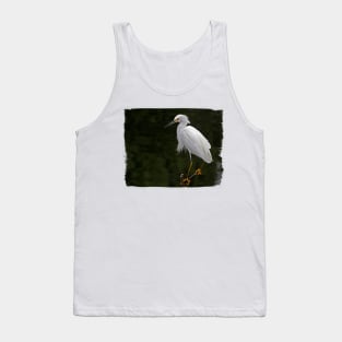 Snowy Egret Tank Top